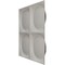 Ekena Millwork 11 7/8in. W x 11 7/8in. H Adonis EnduraWall Decorative 3D Wall Panel Covers 0.98 Sq. Ft. WP12X12ADAMB - alternate 4